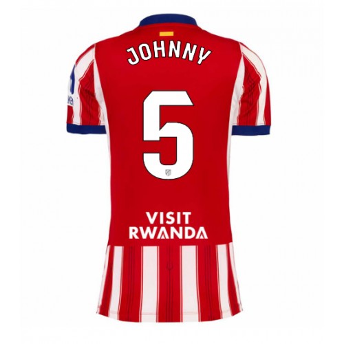 Dres Atletico Madrid Johnny Cardoso #5 Domaci za Žensko 2026-27 Kratak Rukav